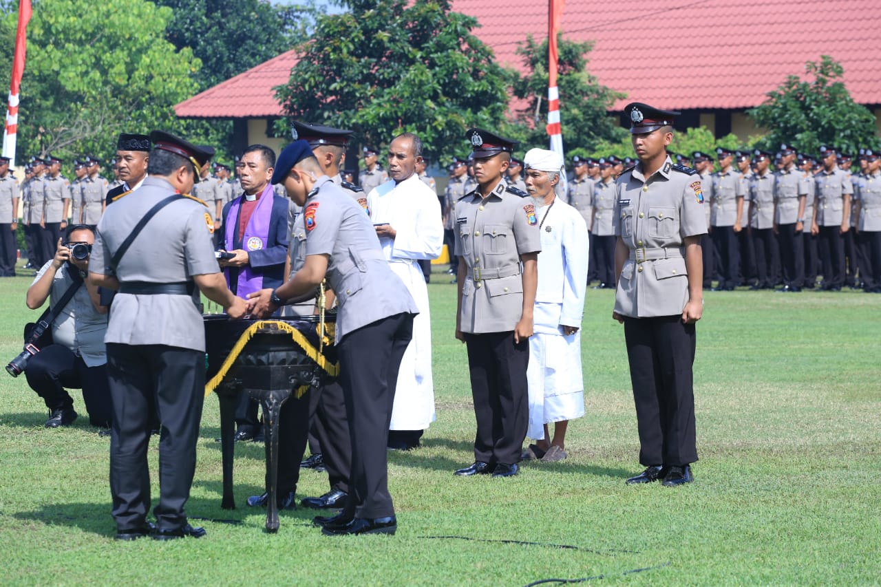 Potret Pelantikan oleh Kapolda Jawa Timur