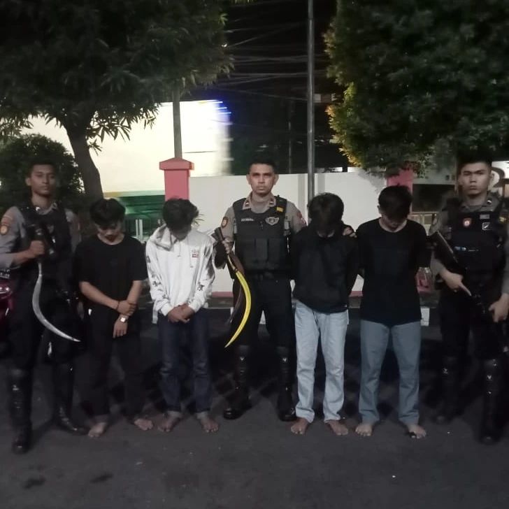 Patroli Perintis Presisi Polres Metro Bekasi Kota Amankan 4 Remaja