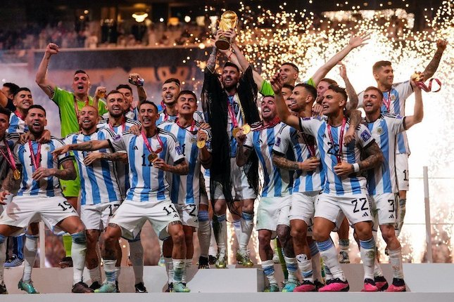 Potret Argentina saat Menjuarai Piala Dunia 2022 (intra62.com/DA)
