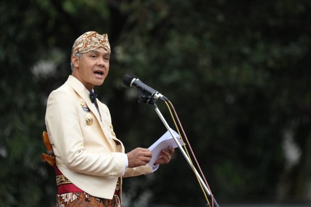 Potret salah satu gubernur yang jabatan nya habis di 2023, Ganjar Pranowo (intra62.com/DA)