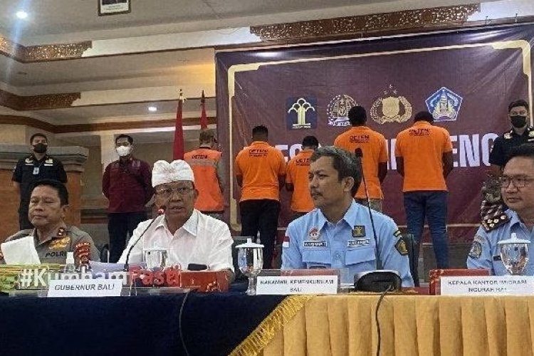 Ilustrasi Penindakan Terhadap pelanggarang wna di bali