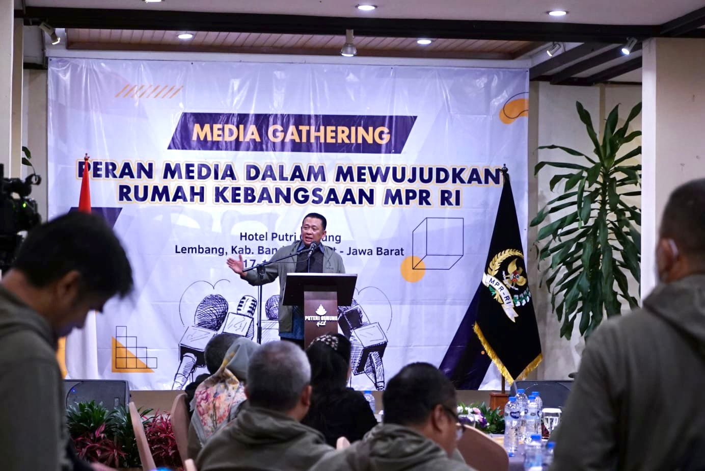 Potret Ketua MPR RI Bamsoet terkait penundaan Pemilu 2024 (intra62.com/DA)