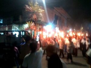 jelang Bulan Puasa Warga Sunter Jaya Adakan Pawai Obor