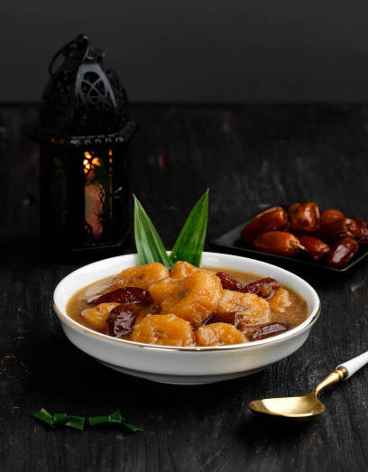 Potret Kolak, takjil saat berbuka puasa