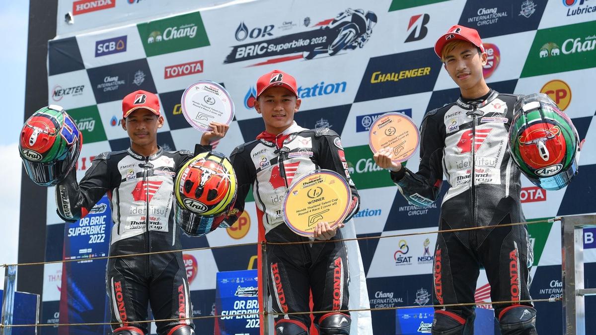 Potret pembalap yang meraih podium di TCC 2023