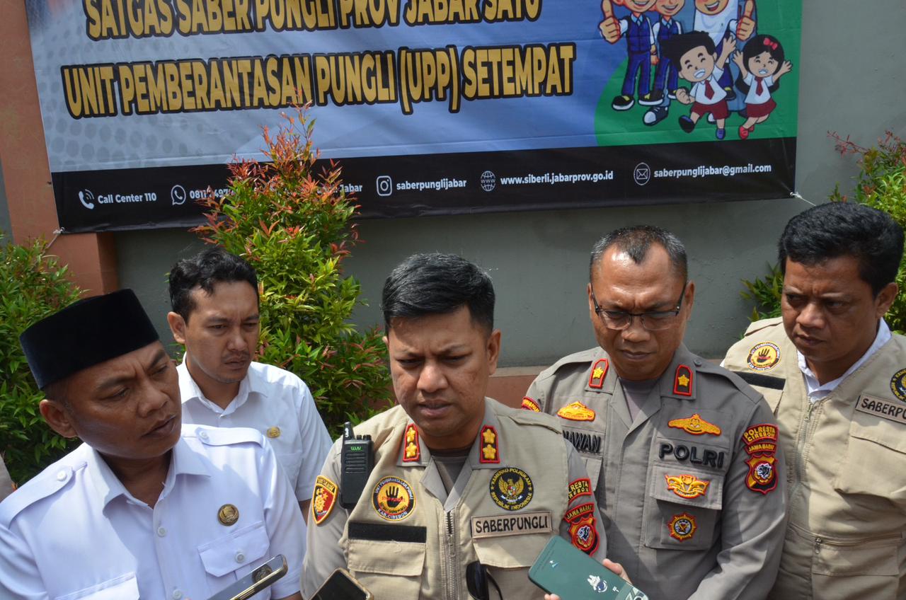Wakapolresta Cirebon Pimpin Sidak Pelaksanaan PPDB di SMAN 1 Palimanan