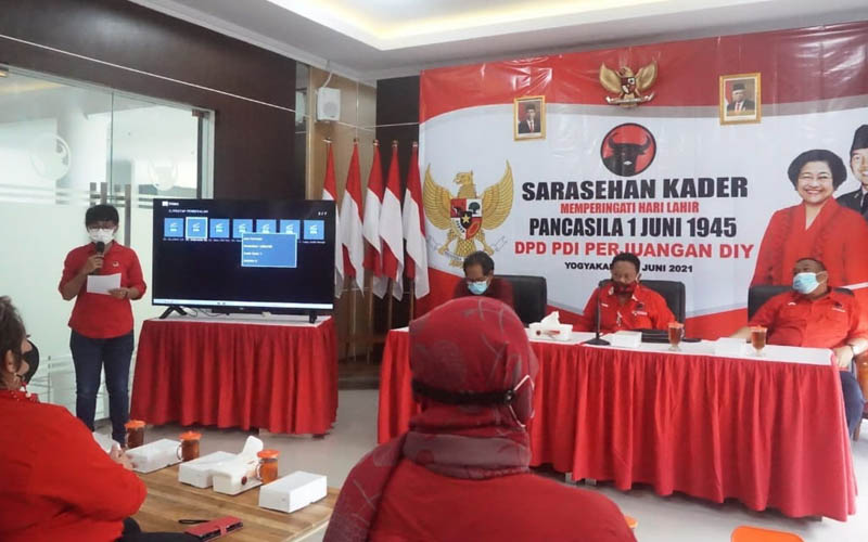 PDI Perjuangan Kota Yogyakarta Menggelar Acara Guna Memperingati Hari lahir Pancasila