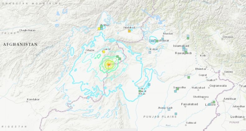 Gempa Kuat Mengguncang Afghanistan