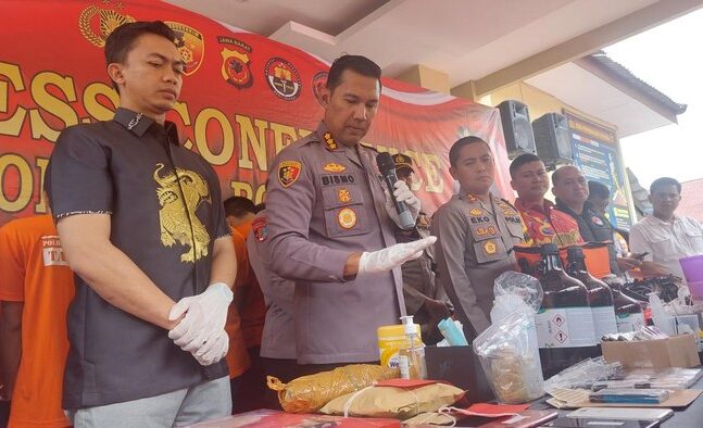 Polres Bogor Menangkap Pengedar