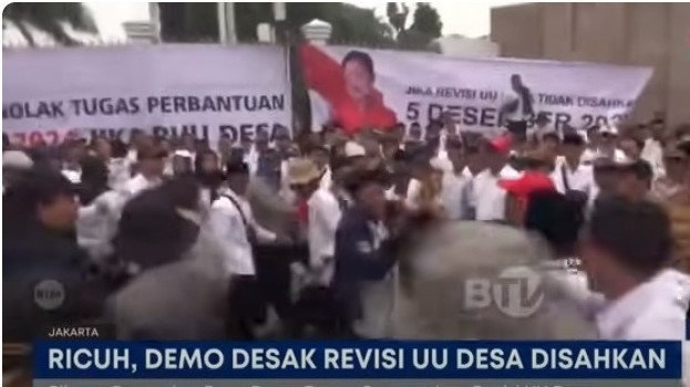 Sekjend DPP AWDI Balham Wadja SH  Cermati Demo Kades Sebatas retorika Politik . Dan di duga ada Aktor intelektual di belakangnya