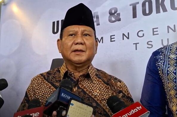 Menteri Pertahanan Prabowo Subianto