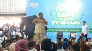 Prabowo Jumpa Para Pedagang