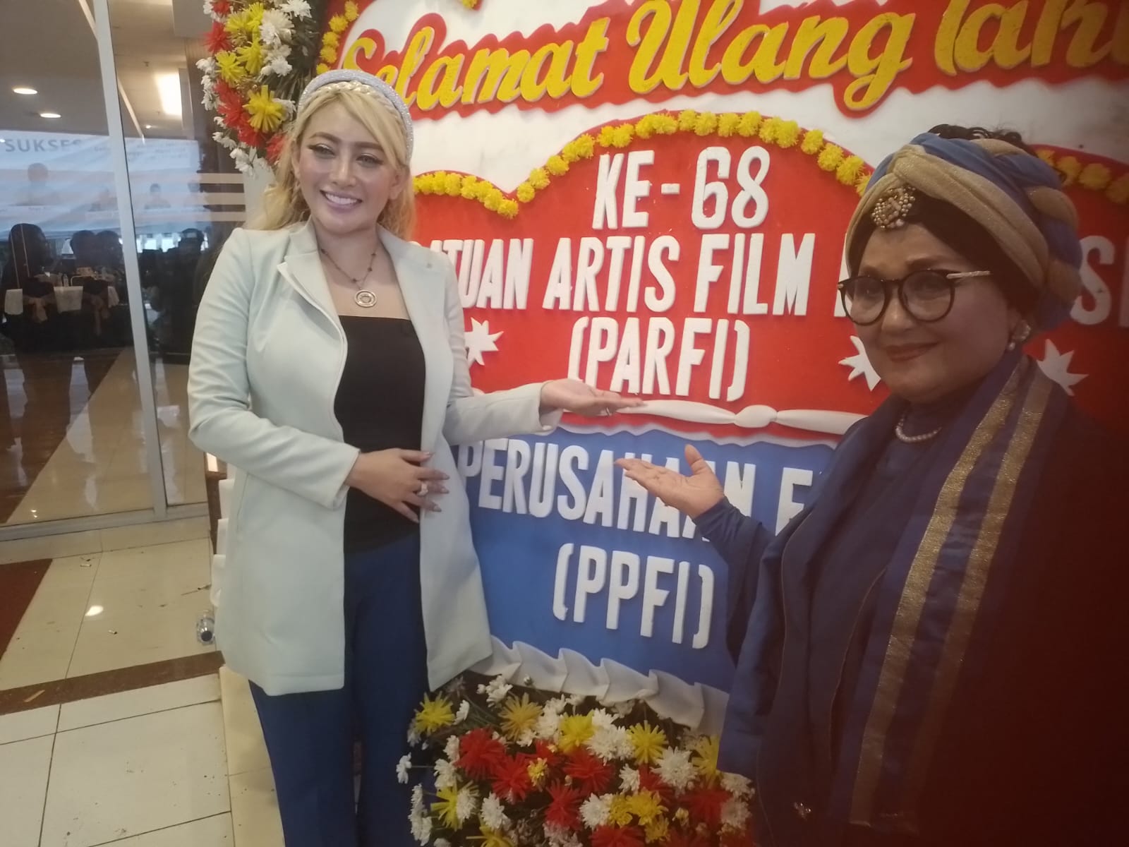 Nuzul Kristanto yang mewakili Direktur Perfilman Musik dan Media Kemendikbudristek pada perayaan Hari Ulang Tahun (HUT)