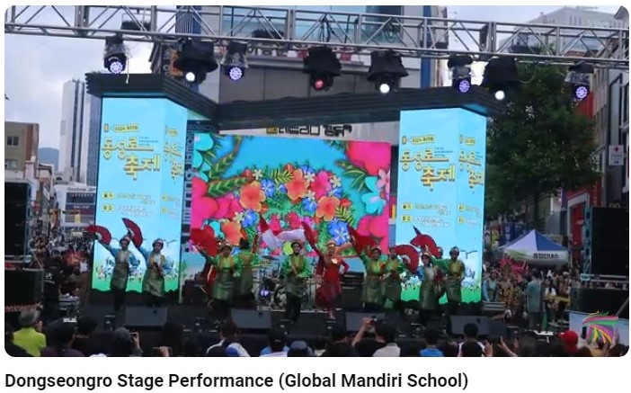 Global Mandiri School Tampil Excellent , di Powerfull Daegu Festival 2024 Korea selatan . H