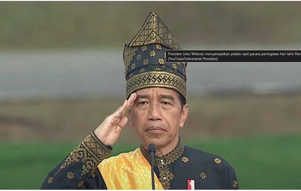 Jokowi Melakukan Upacara Hari Lahir Pancasila di Lokasi Blok Rokan, Ini Pesan yang Merinding .