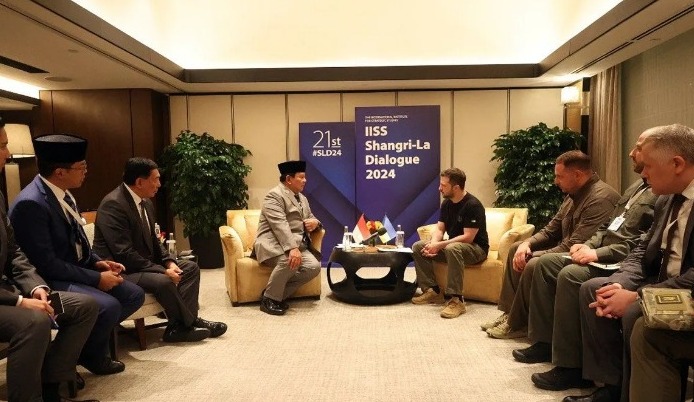 Menhan RI Jumpa dengan Presiden Ukraina Bahas Perdamaian dan keamanan Internasional