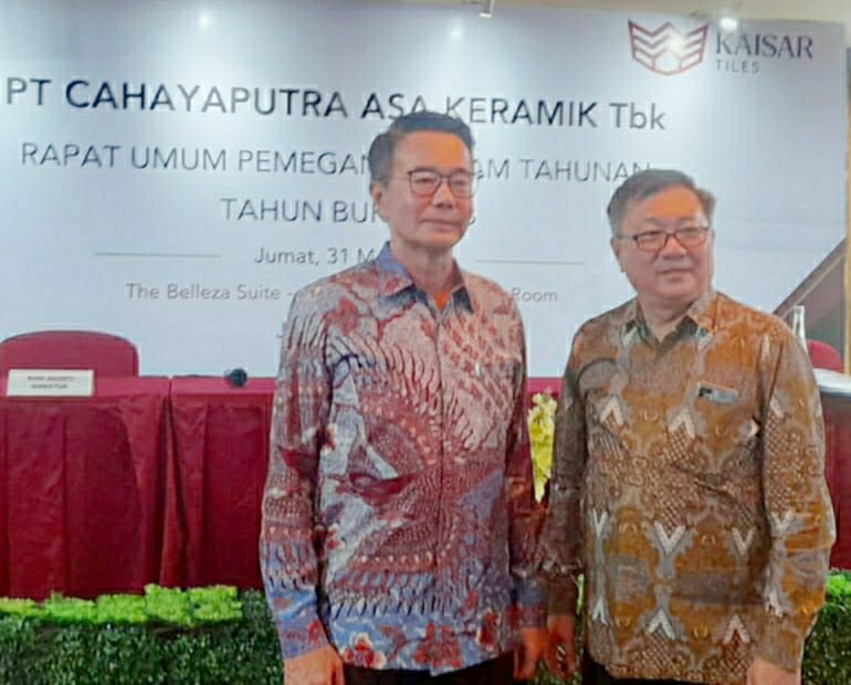 Penjualan Lesu , Perusahaan Keramik CAKK Sebut Rugi Beraih Rp. 34 Milyar Tahun 2023.