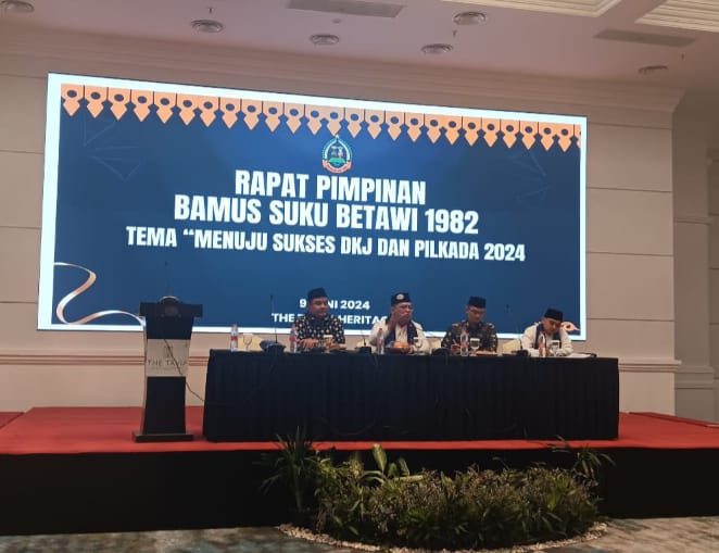 Badan Musyawarah Suku Betawi 1982 Mengadakan Rapat Pimpinan Nasional Bamus Suku Betawi 1982 dengan tema "Menuju Sukses DKJ Dan Pilkada 2024