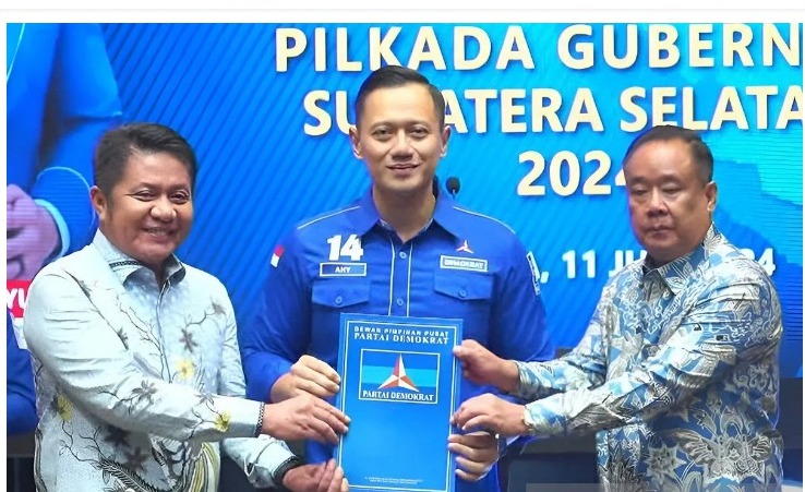 Herman Deru Resmi Maju ke Sumsel 1 .Ini Kata AHY ?