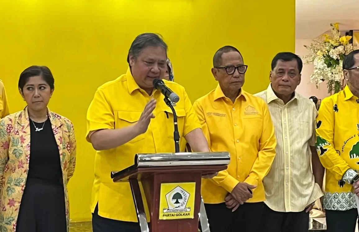 Airlangga Menggapi Wacana Duet Anies Kaesang