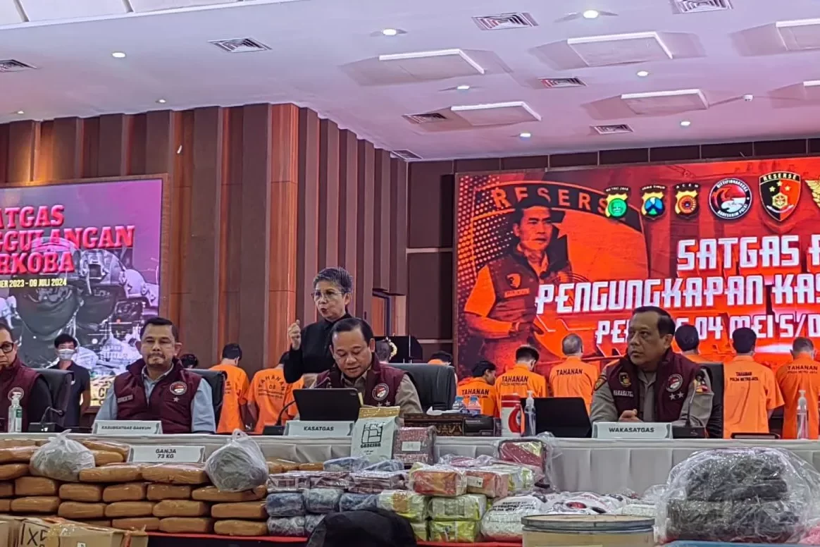 Satgas P3GN Bareskrim Polri ungkap 7 Kasus Besar terkait Peredaran Narkoba , Semangat Gass Poll ?. 