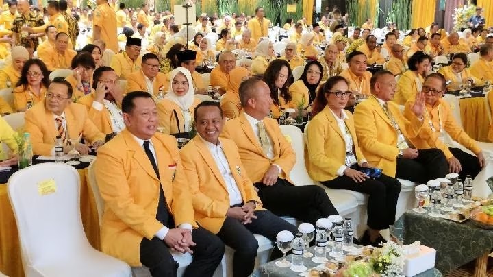 Rapimnas Golkar di gelar di JCC ,Bahlil Kandidat Ketum Terkuat ?