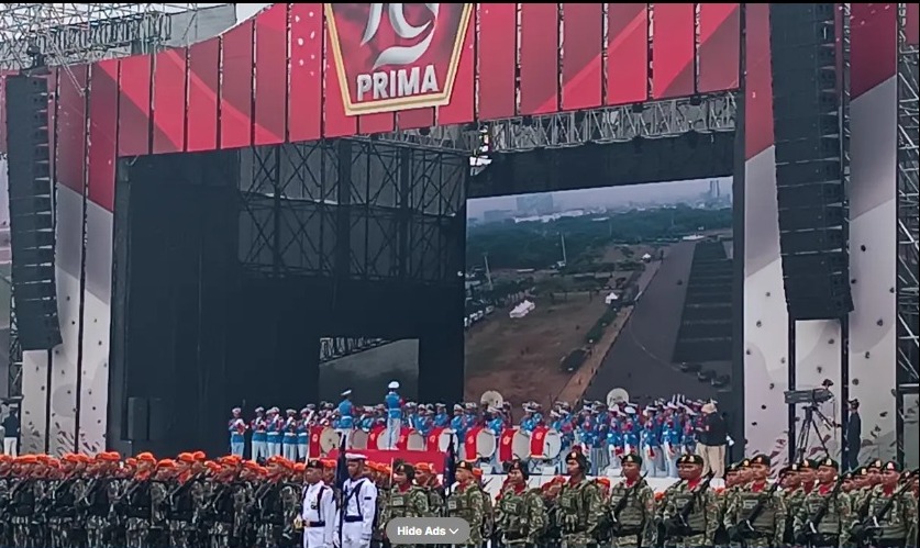 Sekjend DPP AWDI Balham Wadja SH Ingatkan TNI Agar Tetap Setia pada NKRI pada HUT TNI ke 79