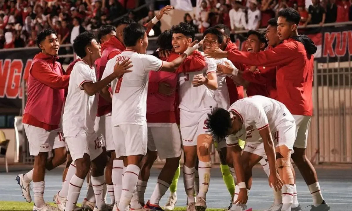 Pada Babak pertama, Tim U-17 Indonesia Kalahkan Mariana Utara dengan skor 7-0.