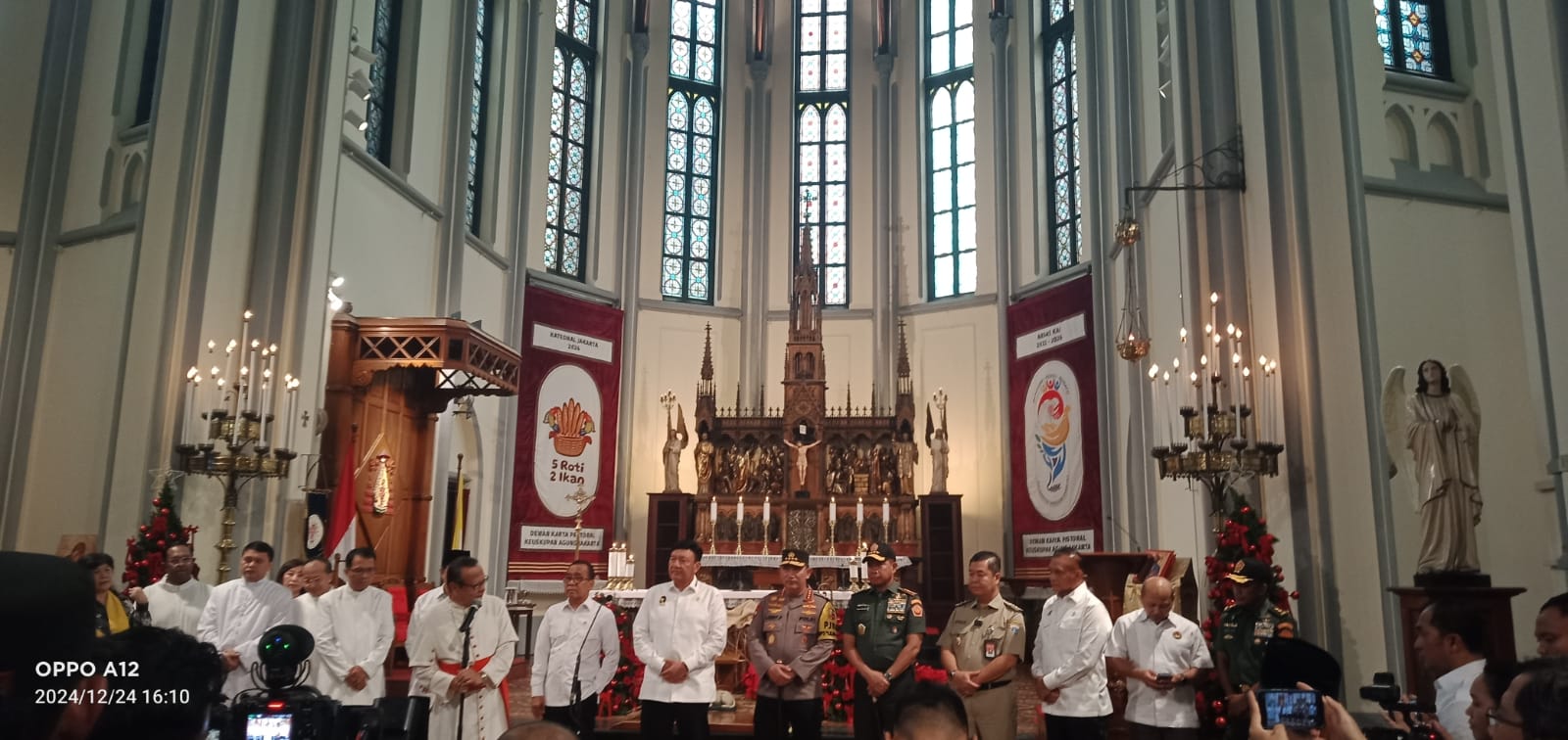 Gereja Katedral Siapkan 4.500 Kursi bagi Umat saat Perayaan malam Misa Natal