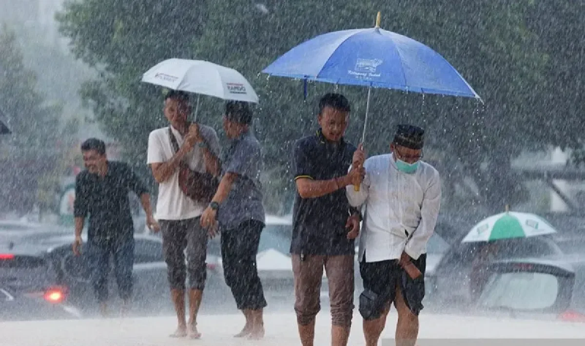 BMKG memperkirakan pada Rabu, Kebanyakan Wilayah Indonesia akan diguyur hujan.