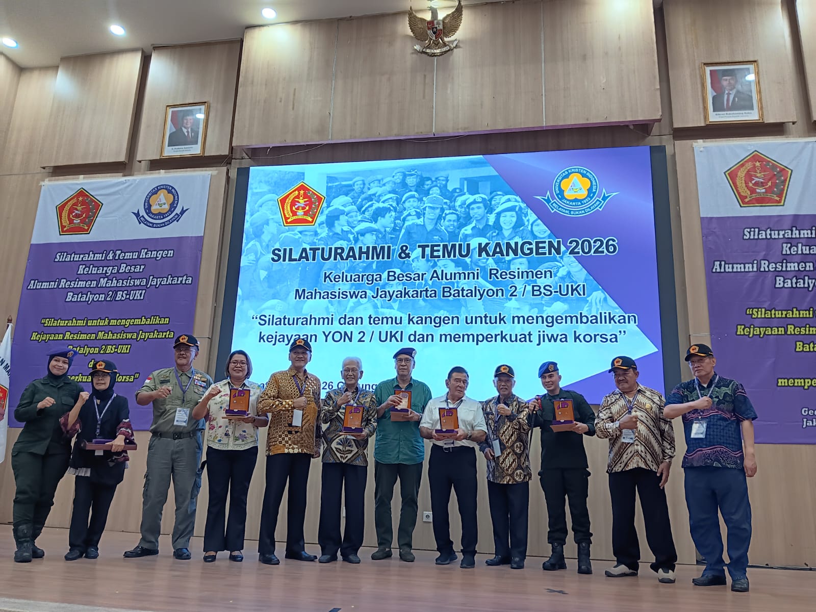 Wawancara Japto di Acara Silaturahim Alumni Temu Kangen Resimen Mahasiswa Jayakarta Batalyon 2/BS UKI